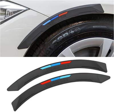 Dailygoods- Botsingsbeschermingsstrip Duurzaam - Auto Bescherming - Antikrasstrip - Zacht PVC-Rubber - 40 x 4 x 0,7 cm - Sterke Dubbelzijdige Lijm - Autobescherming