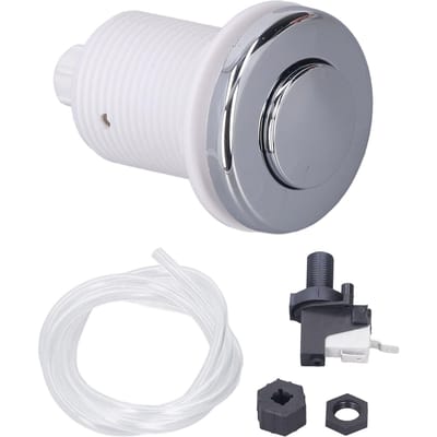 Kit Bouton Pneumatique Kit Bouton Pneumatique pour Broyeur d'Aliments et Spa avec Tuyau d'Air