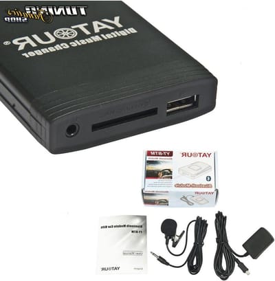 Muziek Interface - Digitale Audio - Auto Muziek Streamen - Handsfree Bellen - 12-Pins - Zwart