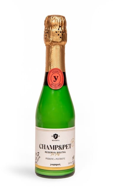 Yogupet Champagne voor kat en hond