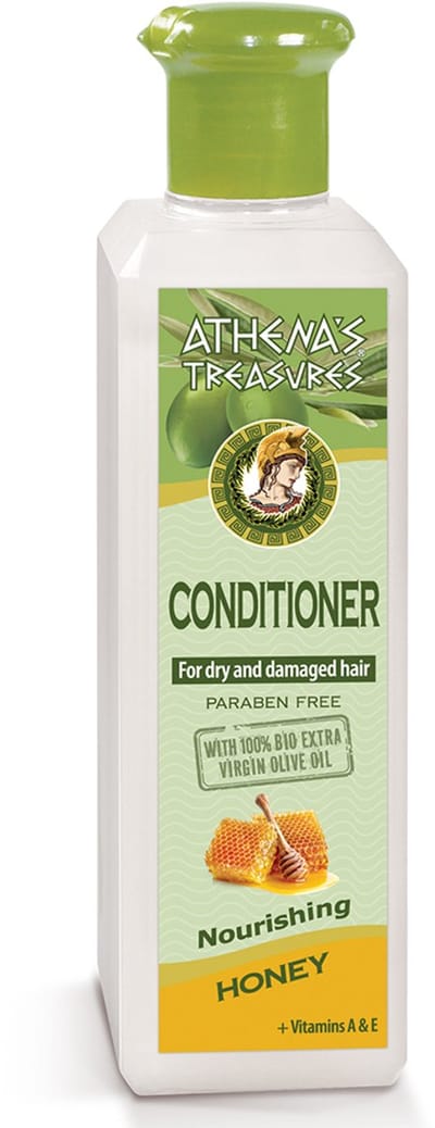 Athena's Treasures Conditioner Honey Dry & Damaged 250ml – Intens voedende natuurlijke honing conditioner voor droog & beschadigd haar