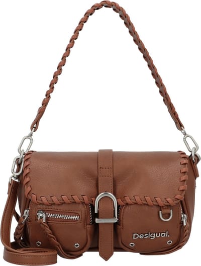 Desigual Schoudertas Omnia Tromso Multi Crossbody Bag Leather West Bruine
