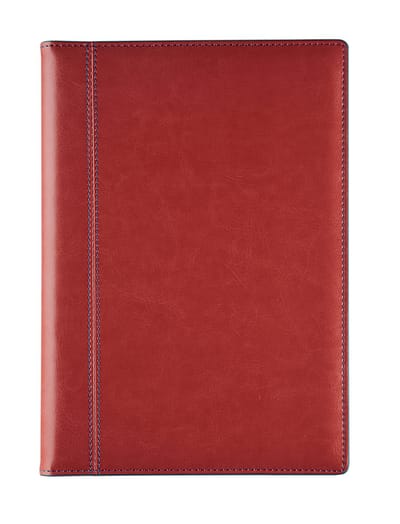 Brepols agenda 2027 - DELTA [0.834] - PALERMO FASHION - Zakagenda - 1 week op 2 pagina's - Weekoverzicht - Gespiraleerd - Koraalrood - 8.1 x 12 cm/Klein formaat!!