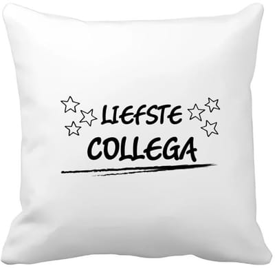 Akyol - liefste collega Kussen hoes - Collega - een collega - werk - collega's - baan - afscheidscadeau - verjaardagscadeau - kado - gift - geschenk - 40 bij 40 cm