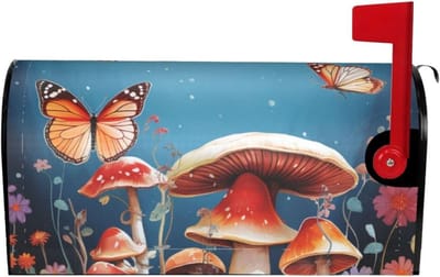 Brievenbushoes - Mailbox decoratie - Tuin personaliseren - Waterdicht Oxford-doek - 25.5 x 21 inch - Zwart