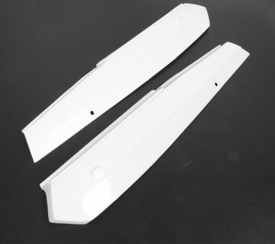 Caches latéraux RSM pour Mobylette Peugeot 50 103 blanc Neuf