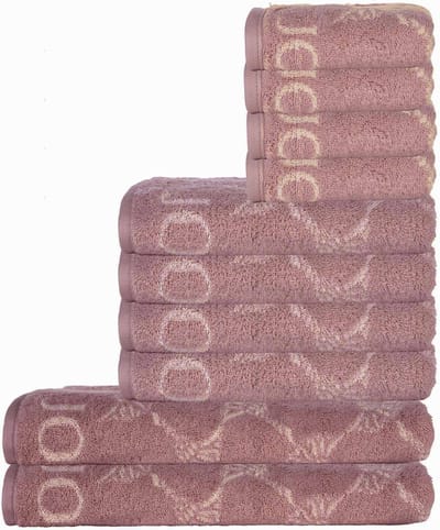 JOOP! Handdoek Een maat, 50x100 Set van 10