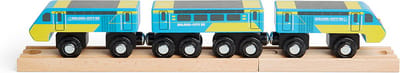 BigJigs houten trein Intercity 125 - speelgoedtrein voor kinderen.