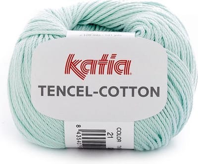 Katia Tencel-Cotton - 21 mintblauw - Lyocell/Katoen Garen