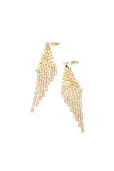 Strass Oorbellen - Geometrisch Casual - goudkleurig - Yehwang - Rhinestones