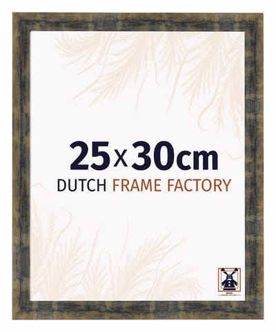 Fotolijst 25x30 cm - MDF - Blauw Goud Gemeleerd - Praag
