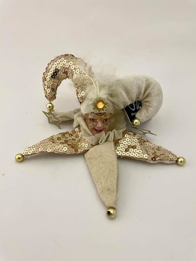 J-Line Nar hangend goud 7x16cm