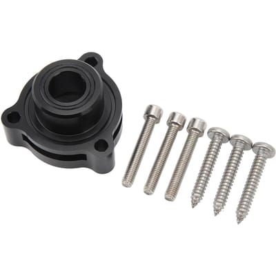 Blow Off Valve Adapter Precisie Energiezuinig Roestvrij Blow Off Valve Spacer Vervanging voor Sierra 2.7 Turbo black