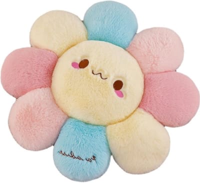 Zachte Bloemkussen voor de Zithoek - Schattig Decoratief Kussen voor Slaapkamer en Woonkamer, Perfect voor Bank en Stoel (22")