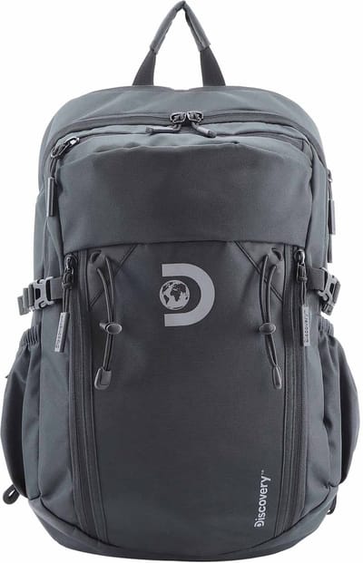 Discovery Rugzak voor laptop 15 inch | Rugtas - Metropolis - D00213 - Zwart - Zwart