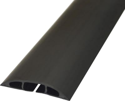 D-line Kabelbrug Rubber Vloergoot 60x12mm 1,8m Zwart