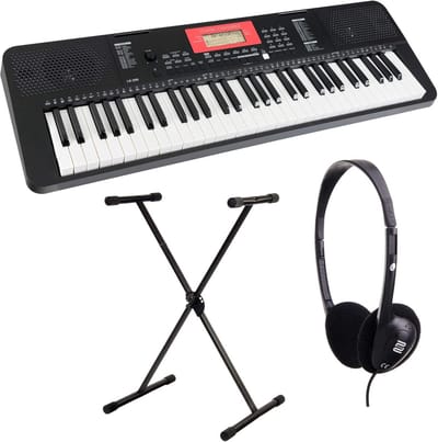 Elektronisch Keyboard - Muziek Keyboard - Muziek Leren - Verlichte Toetsen - 61 Toetsen - Zwart