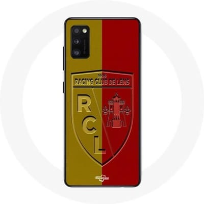 Coque - maniacase - Galaxy A41 - Souple - Protection - Logo jaune et rouge noir