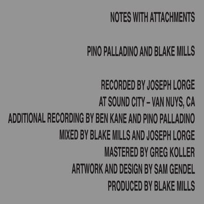 Pino Palladino, Blake Mills - Notes With Attachments (CD)