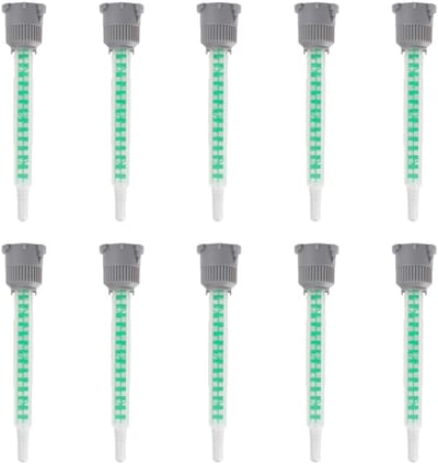 Cosensi - 10pcs Static Mixer - 2K Mengnozzles - Perfecte mix voor epoxy en kunststof - 91mm - Precisie en sterke hechting - Geschikt voor diverse t...