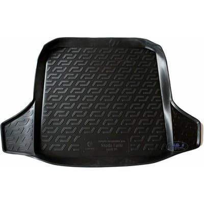 J&J AUTOMOTIVE | Tapis De Coffre Caoutchouc Premium Pour Skoda Fabia 2 Break 2007-2014 noir