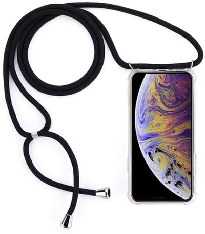 CHPN - Telefoonhoesje met koord - Transparant - Phonecover - Geschikt voor Samsung Galaxy A52 - Met koord - Hoesje voor Samsung telefoon