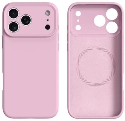 Coverup Hoesje - Geschikt voor iPhone 17 Pro Hoesje - Coverup Colour TPU Back Cover - MagSafe Compatible - Roze
