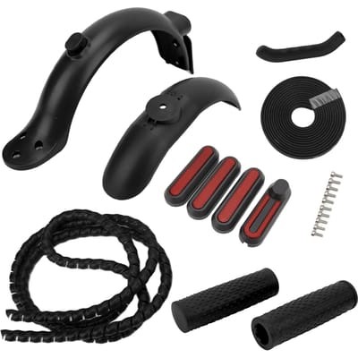 Voor Xiaomi Elektrische Scooter Accessoires Inclusief Achter Voor Spatbord Zijpaneel Handrem Silicone