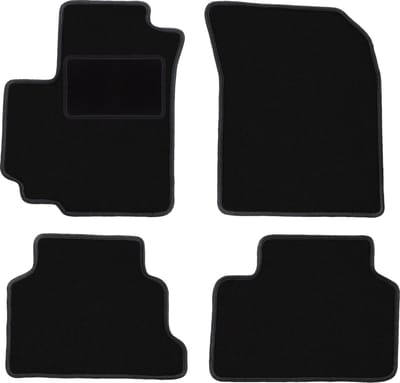 Zwarte veloursmatten voor: Suzuki Swift V 5D hatchback (2010-2016)