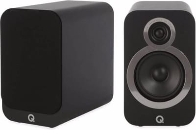 Q Acoustics 3020i - Boekenplank Luidspreker - Mat Zwart (per paar)
