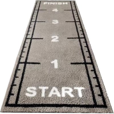 ForzaFit Sprinttrack kunstgras - Indoor/Outdoor - 5 x 1,5 meter - Grijs - 25mm