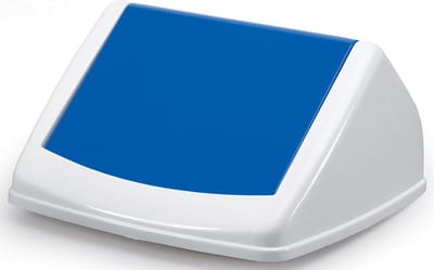 DURABLE Deksel PE blauw B330xD330mm v.Afvalemmer 40l m.Inwerpkep - 1801574014