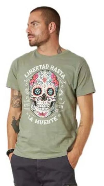 Deeluxe Craneo T-shirt Met Korte Mouwen Groen L Man