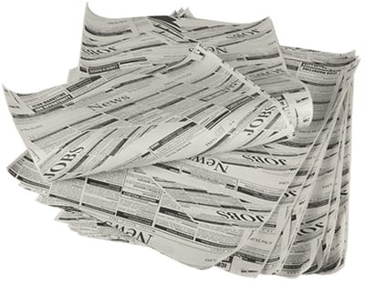 1x 5 kg Inpakpapier cellulose 35 cm x 25 cm Newsprint