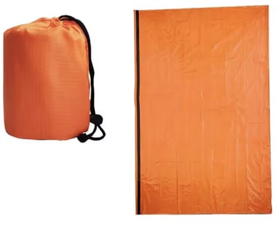 BIVVY Noodslaapzak - Outdoor slaapzak - Waterproof & Winddicht - Emergency sleeping bag - Survival - Inclusief opbergtas - Mini