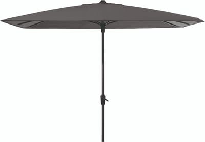 Madison stokparasol round corner 280 x 280 cm. - Grey