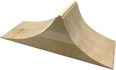 Vinger Skateboard Ramp - Mini Obstakel Speelgoed Ramp - Fingerskaten Oefenen - Realistische Houten Constructie
