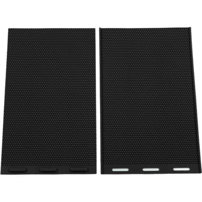 2PCS Feuilles de Presse en Cire d'Abeille 5.4mm Silicone Flexible Feuille de Fondation en Cire d'Abeille Équipement d'Apiculteur pour Apiculture Nid d'Abeilles noir