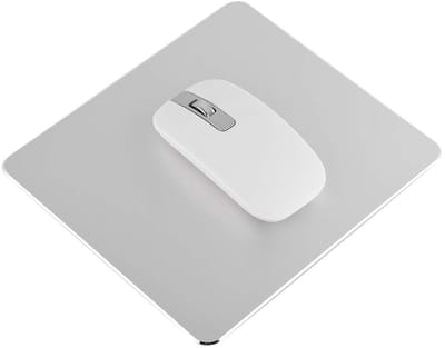 ZEYNOMAX- Muismat Dubbelzijdig - Aluminium Muismat - Antislip - Waterdicht - Nauwkeurige Muismat - 18x16 cm - Gaming Muismat