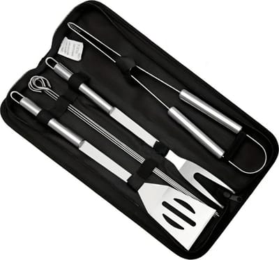 Nivard Barbeque Set - Barbecueset - Barbecue - Barbecues - BBQ - Tangenset - Vleeset - Accessoires - Zomer - 8 stuks