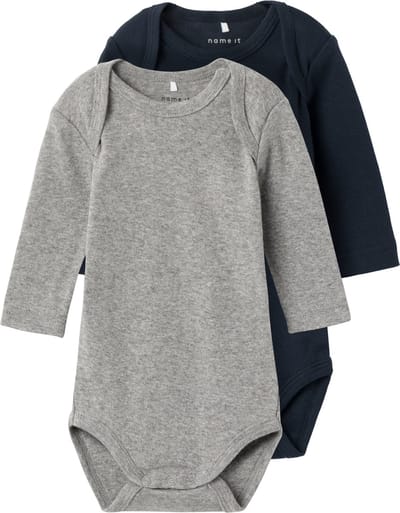 name it NBNBODY 2P LS DARK SAPPHIRE NOOS Unisex Rompertje - Dark Sapphire_ - Maat 62