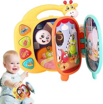 Sprekende Boeken - Interactief Speelgoed - Kinderen Leren - Geluid En Licht - 40.9 x 22 cm - Muziek