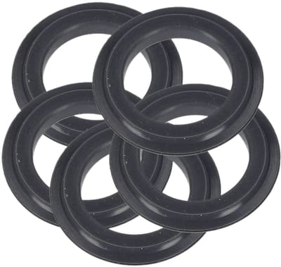10 stuks rubberen afdichtingen voor wasmachine zeefpluggen 78-83 mm transparant
