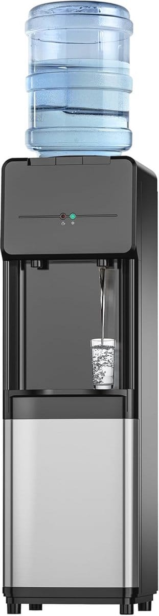 Praktische Warm- en Koudwaterdispenser voor 3 of 5 Gallon Flessen - Veilig en Ideaal voor Thuis of Kantoor