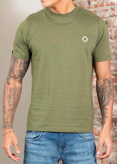MA.Strum Ma.strum icon tee - bronze green