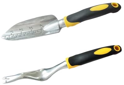 Solidchoice - Set van 2 Y-vormige Onkruidbestrijders van Roestvrij Staal