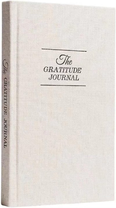 Dankbaarheidsdagboek voor meer geluk, positiviteit en mindfulness - Eenvoudige ongedateerde hardcover planner