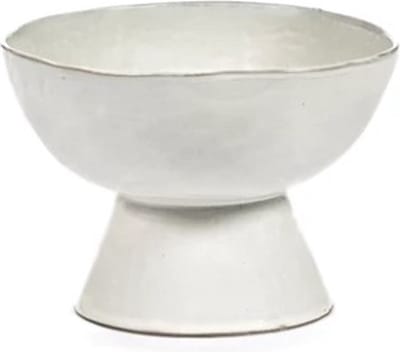 Serax Marie Michielssen La Mère bowl op voet H20.5cm D14.5cm off white