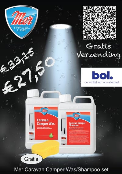 Mer Caravan & Camperwas + shampoo met GRATIS Jumbo spons