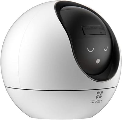 Beveiligingscamera Binnen - WIFI Camera - Huisbewaking - 360 Graden Dekking - 4MP Resolutie - Zwart